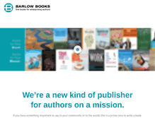 Tablet Screenshot of barlowbooks.com